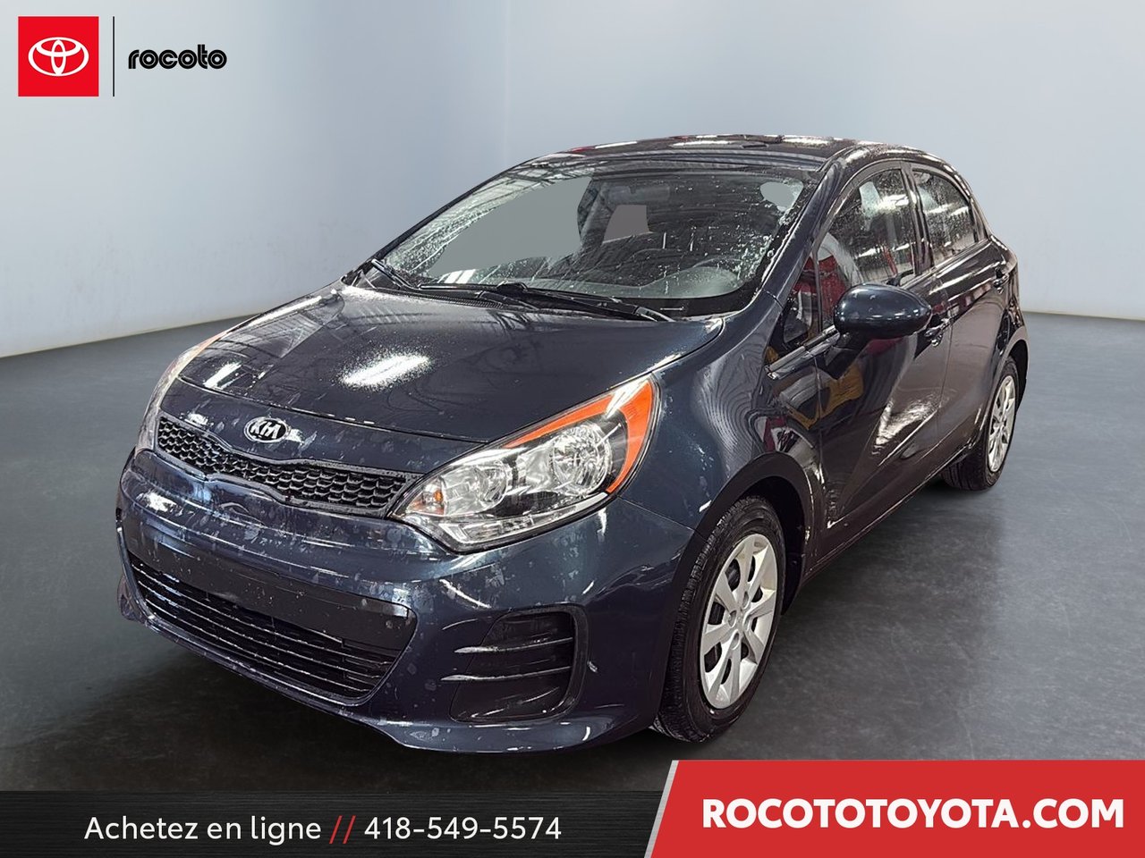 Urban Blue 2016 Kia Rio5 LX Hatchback Front-Wheel Drive Manual