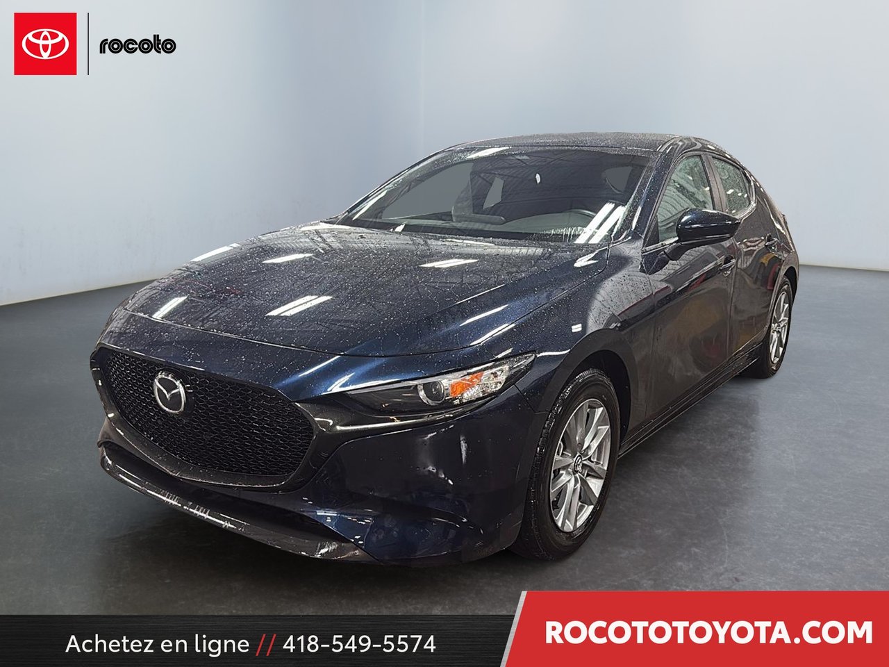 Deep Crystal Blue Mica 2026 Mazda MAZDA3 Sport Hatchback Automatic