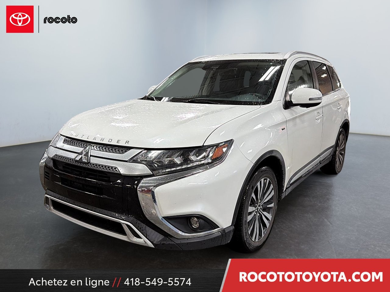 White Pearl 2019 Mitsubishi Outlander SUV / Crossover All-Wheel Drive Automatic