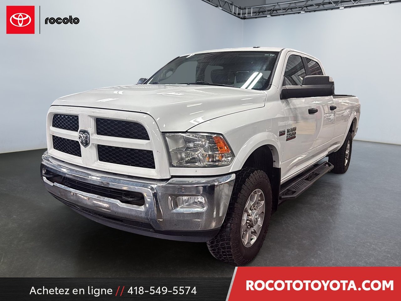 Bright White 2016 RAM 2500 Pickup Truck Four-Wheel Drive Automatic