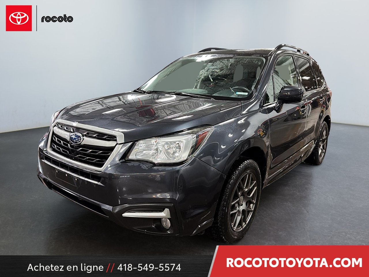 Crystal Black Silica 2017 Subaru Forester 2.5i Touring SUV / Crossover All-Wheel Drive Continuously Variable Transmission