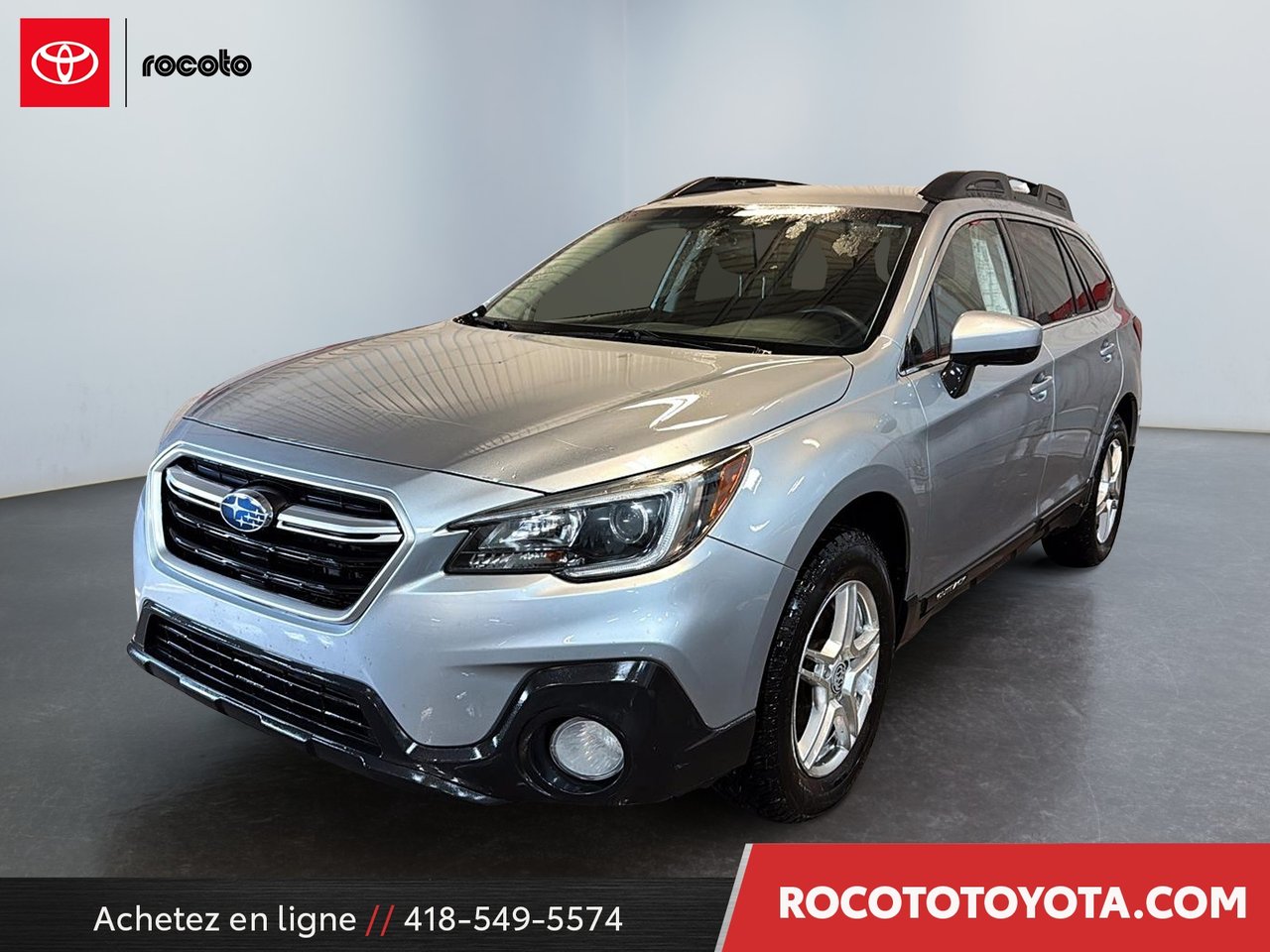Ice Silver Metallic 2019 Subaru Outback Wagon All-Wheel Drive Automatic