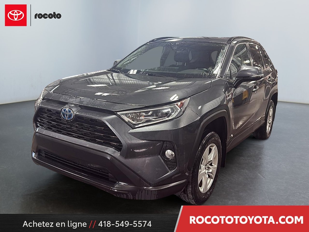 Gray (Magnetic Grey Metallic) 2019 Toyota RAV4 Hybrid SUV / Crossover All-Wheel Drive
