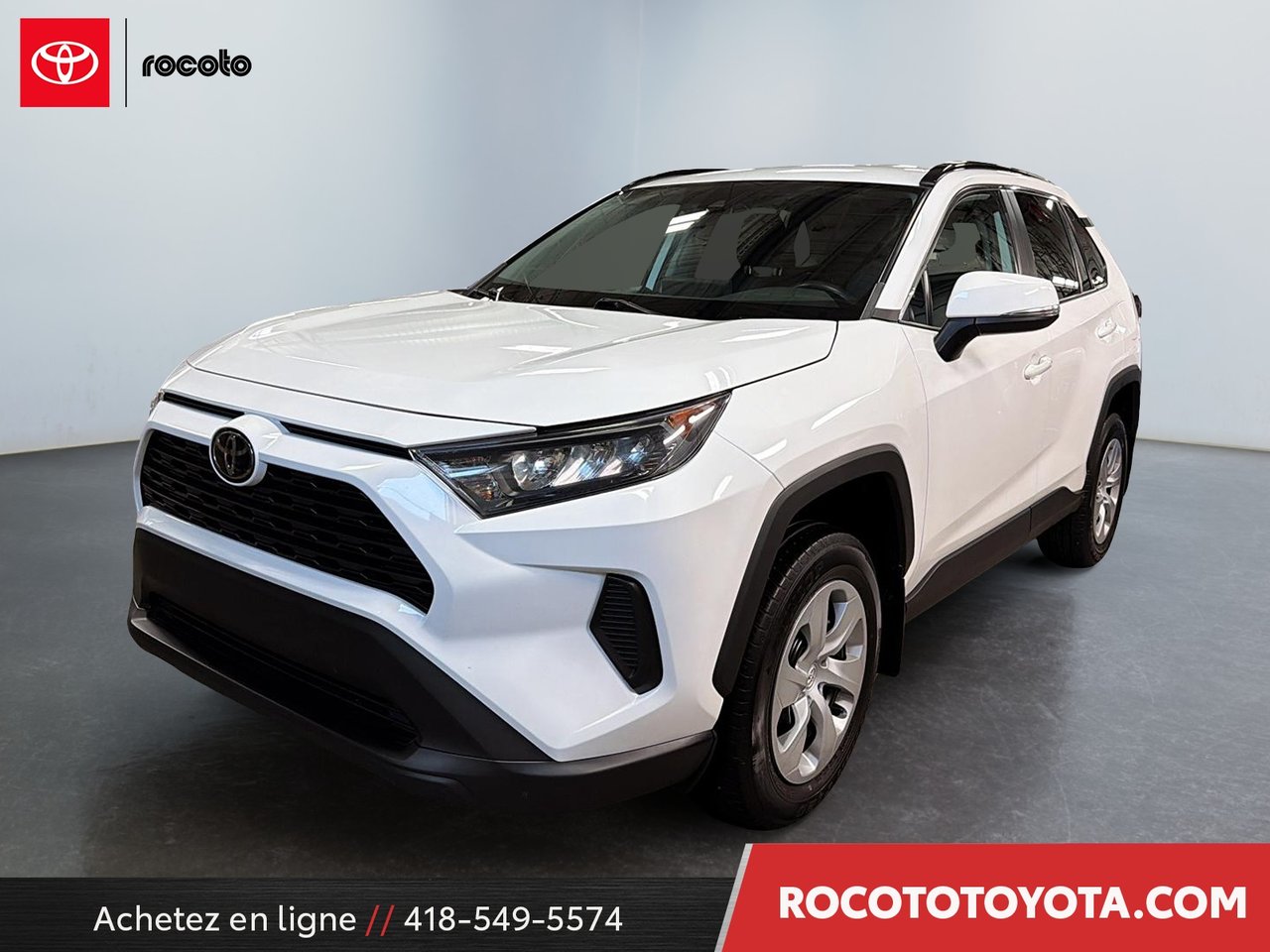 Super White 2021 Toyota RAV4 SUV / Crossover All-Wheel Drive Automatic