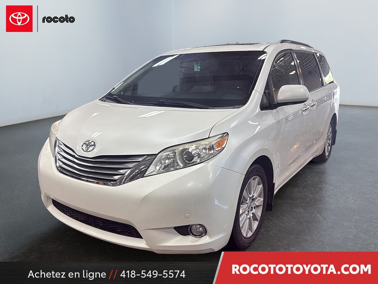 Alpine White 2012 Toyota Sienna XLE 7-Passenger Minivan Front-Wheel Drive Automatic