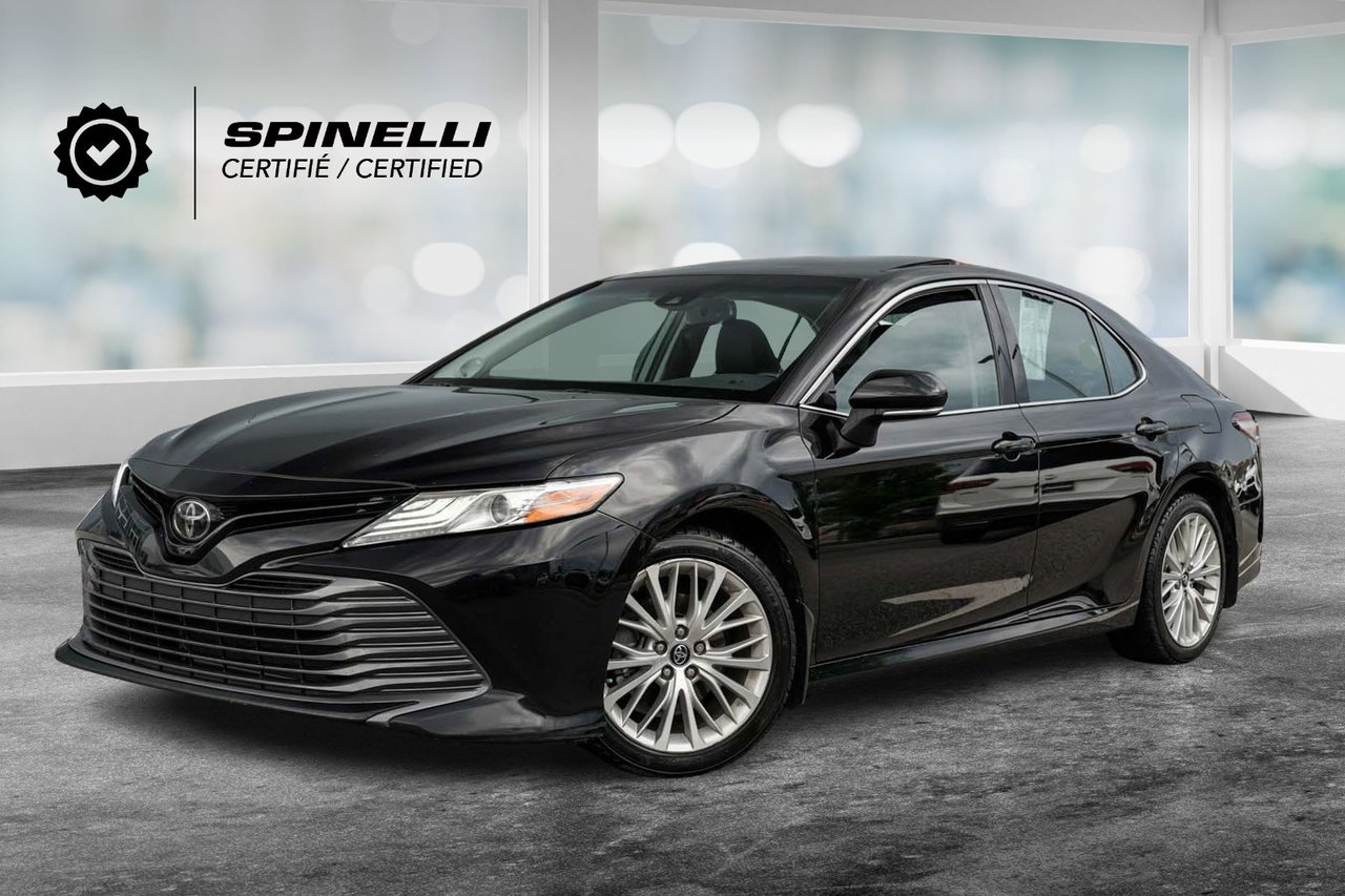 Black 2020 Toyota Camry Sedan Front-Wheel Drive Automatic