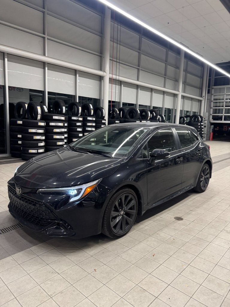 Black 2023 Toyota Corolla Hatchback Hatchback  Continuously Variable Transmission