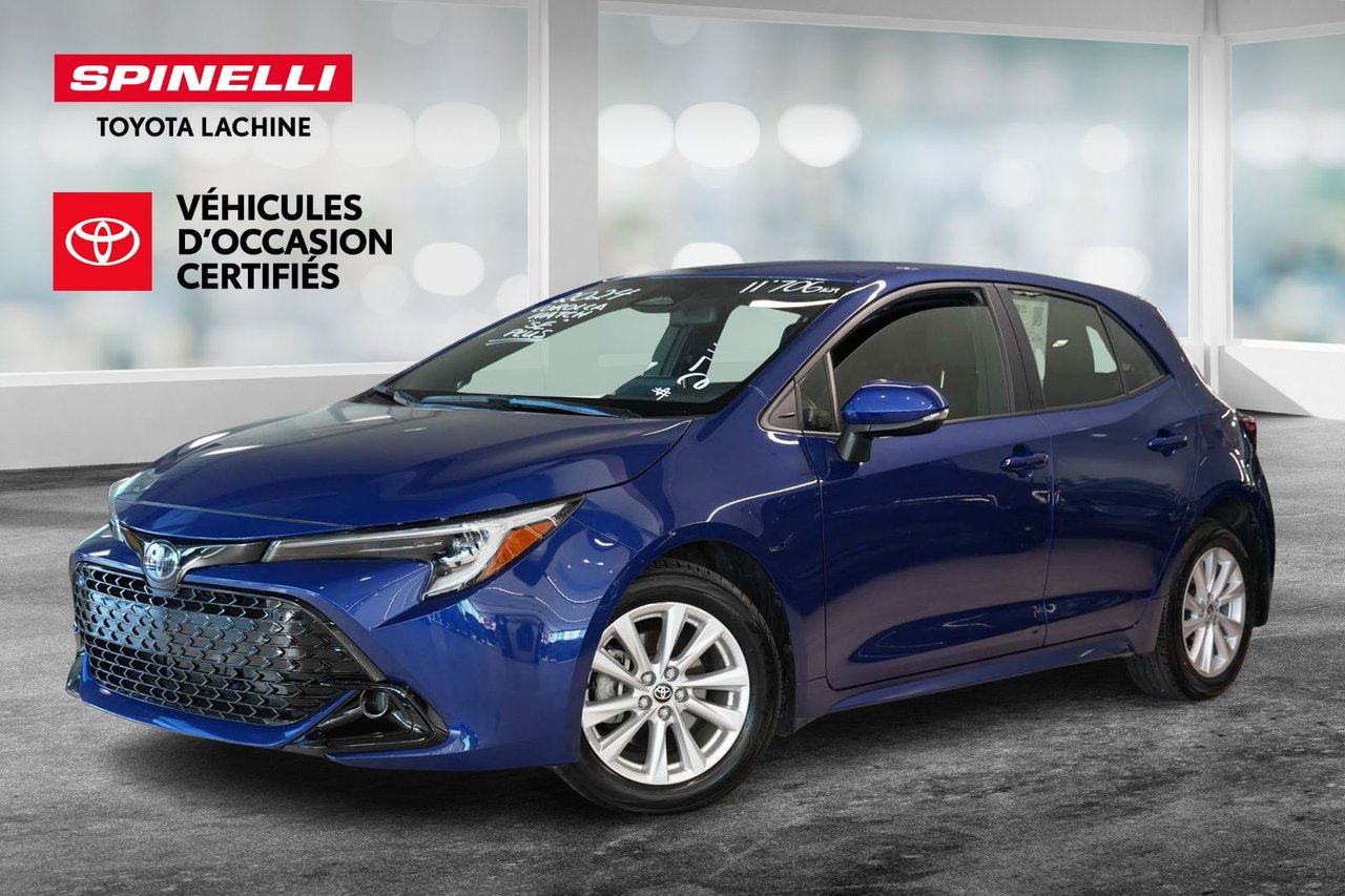 Blue 2024 Toyota Corolla Hatchback Hatchback  Continuously Variable Transmission
