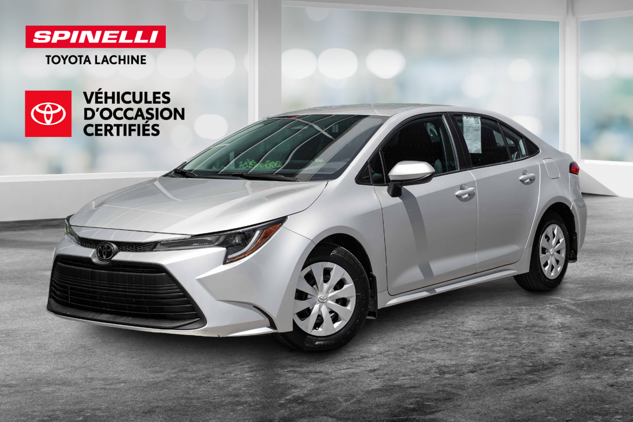 Classic Silver Metallic 2024 Toyota Corolla LE FWD Sedan Front-Wheel Drive Continuously Variable Transmission
