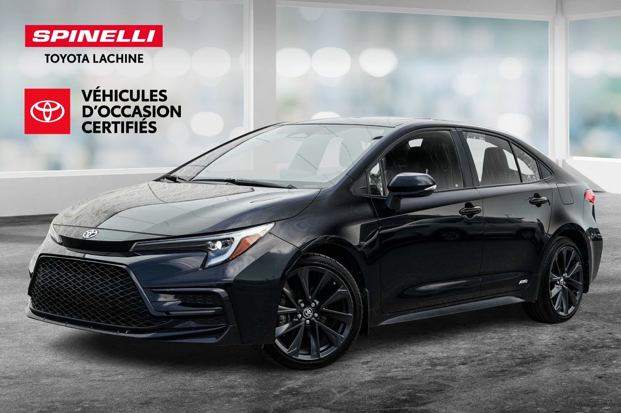 Black 2024 Toyota Corolla Hybrid Sedan All-Wheel Drive Automatic
