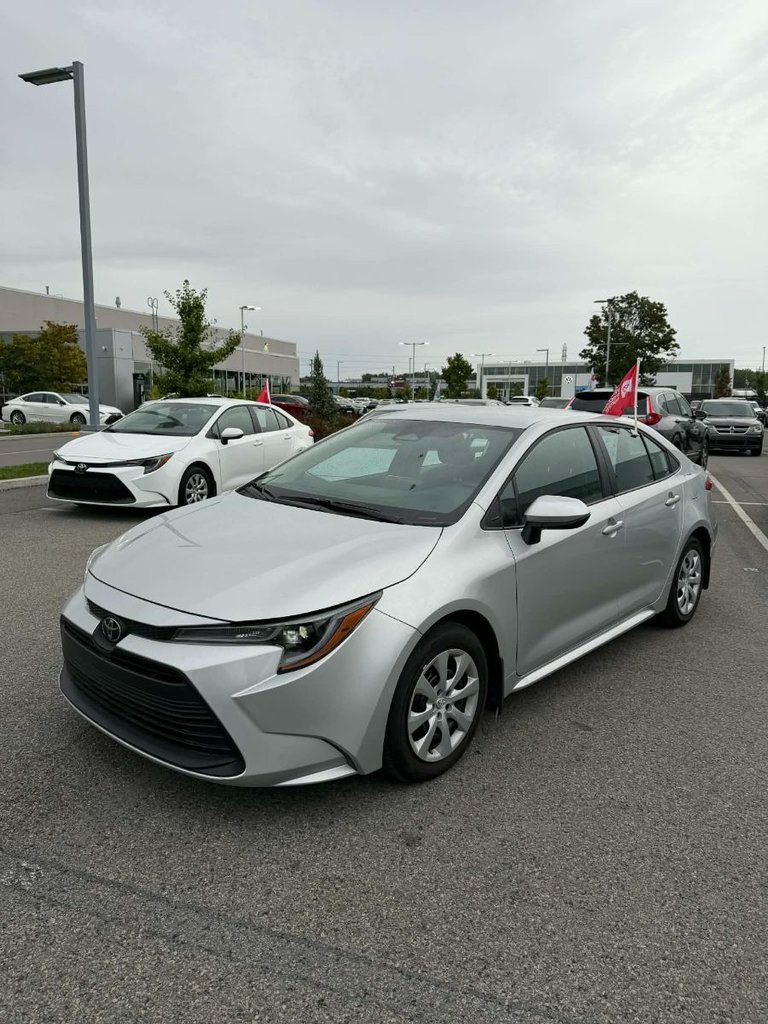 Classic Silver Metallic 2024 Toyota Corolla Sedan Front-Wheel Drive Continuously Variable Transmission