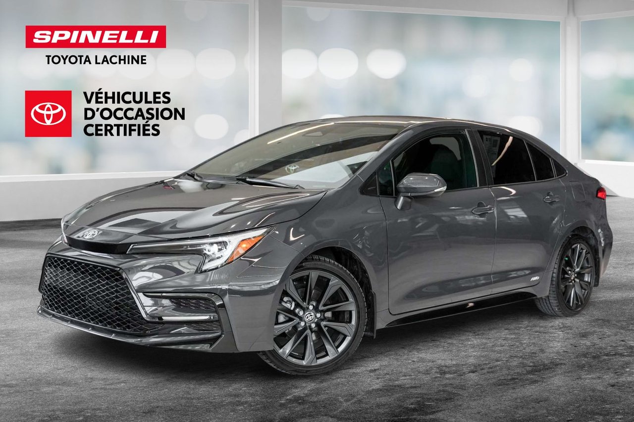 Gray 2025 Toyota Corolla Hybrid Sedan All-Wheel Drive Automatic