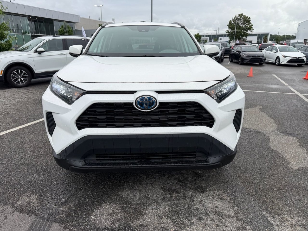 White 2021 Toyota RAV4 Hybrid SUV / Crossover All-Wheel Drive Automatic