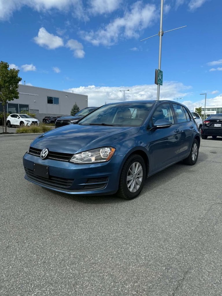 Blue 2016 Volkswagen Golf Hatchback Automatic