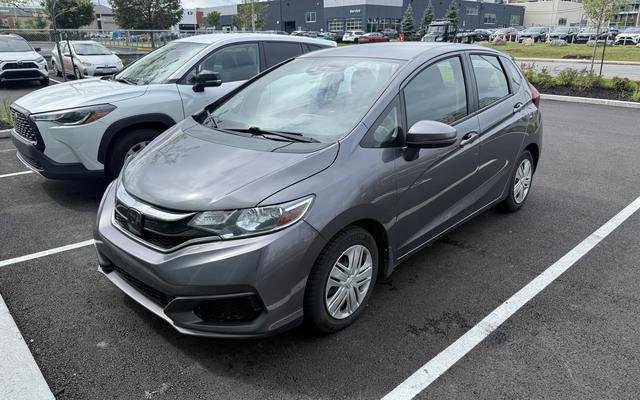 Gray 2019 Honda Fit Hatchback Front-Wheel Drive Continuously Variable Transmission