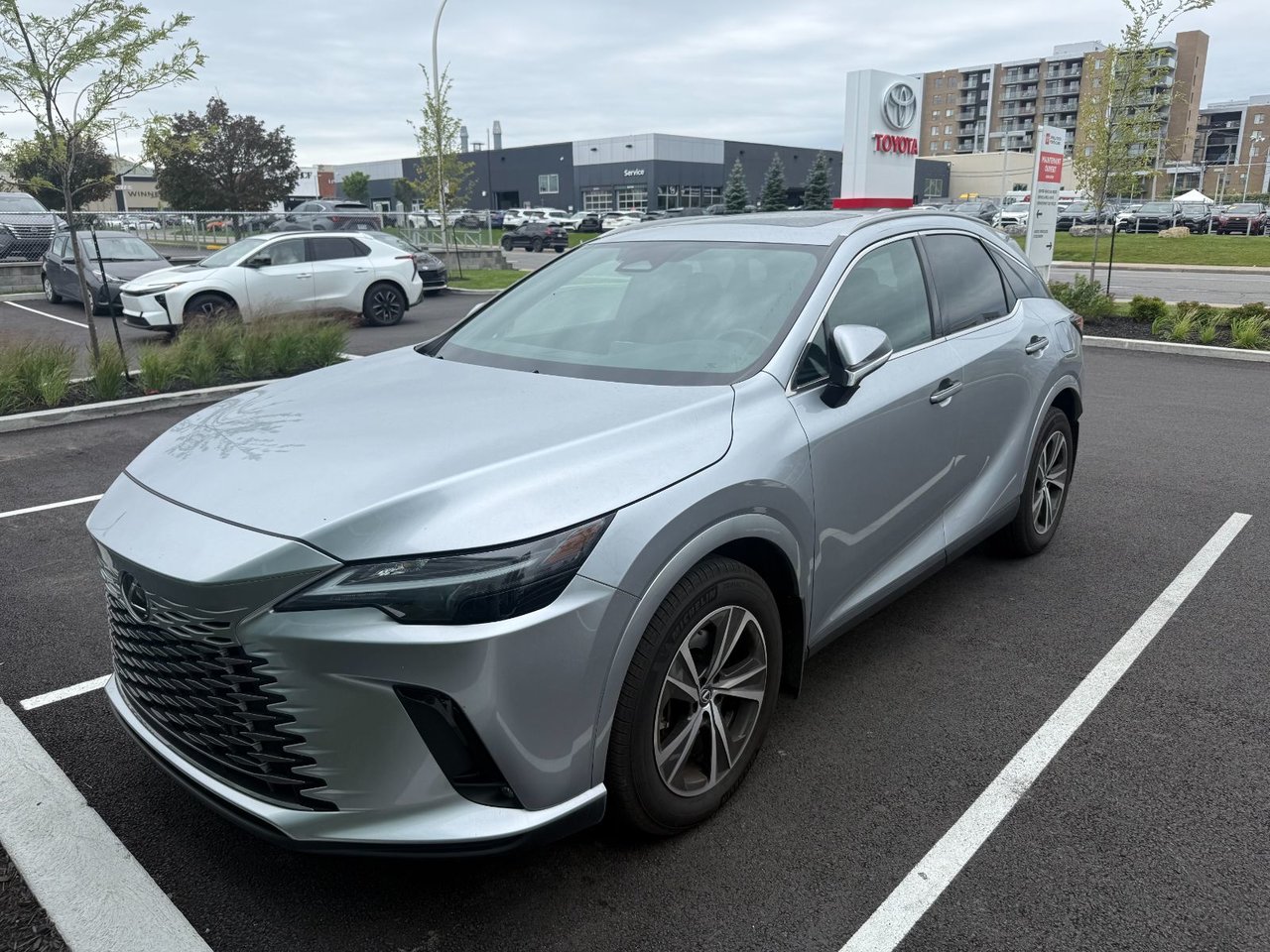 Gray (Cloudburst Grey) 2024 Lexus RX SUV / Crossover All-Wheel Drive Automatic