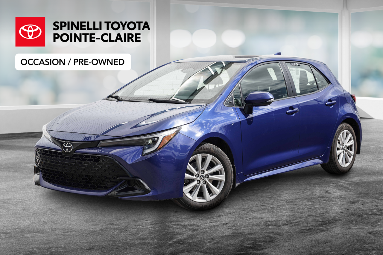 Blue 2023 Toyota Corolla Hatchback SE FWD Hatchback Front-Wheel Drive Continuously Variable Transmission