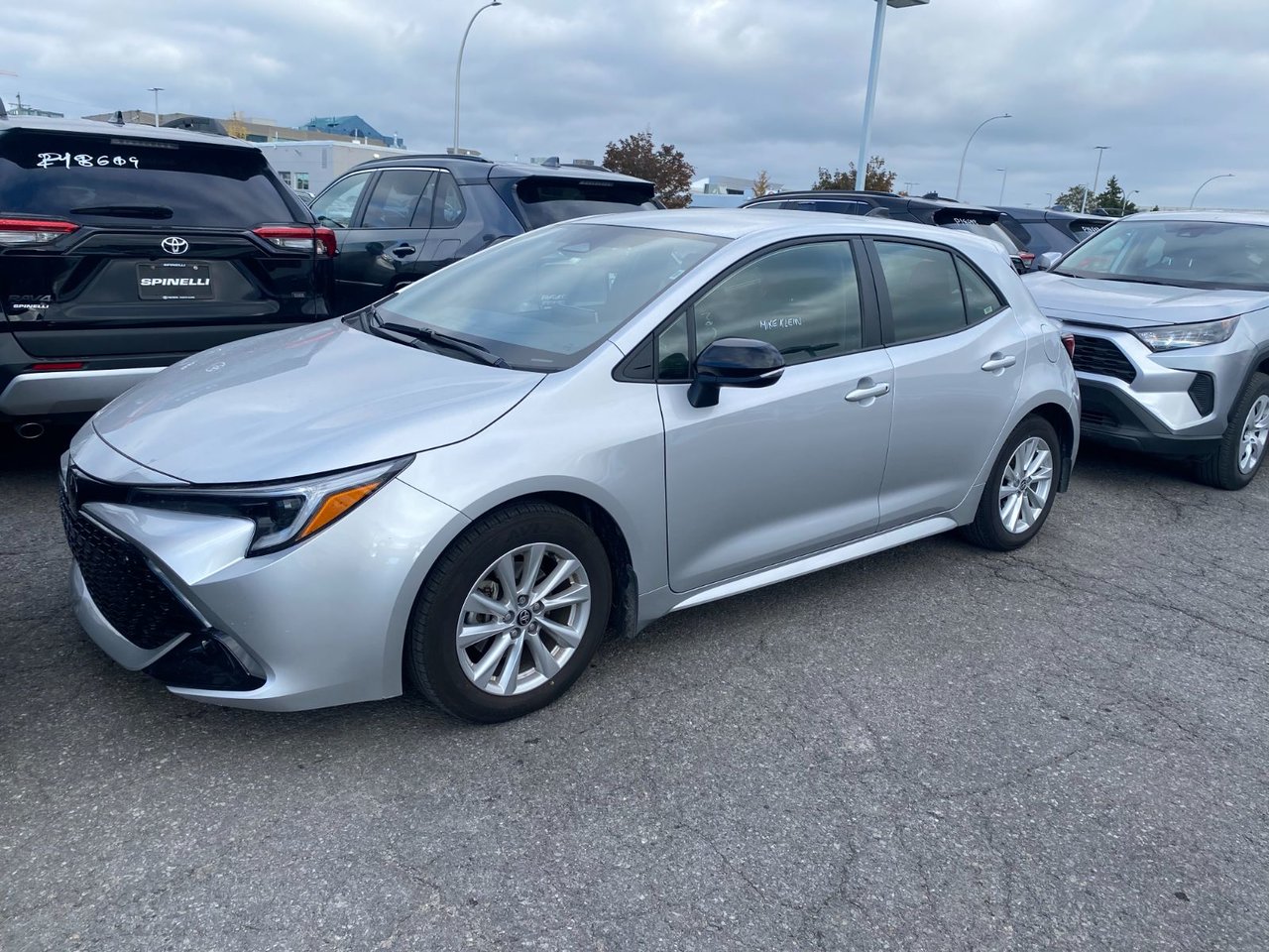 Silver 2026 Toyota Corolla Hatchback Hatchback Front-Wheel Drive Continuously Variable Transmission