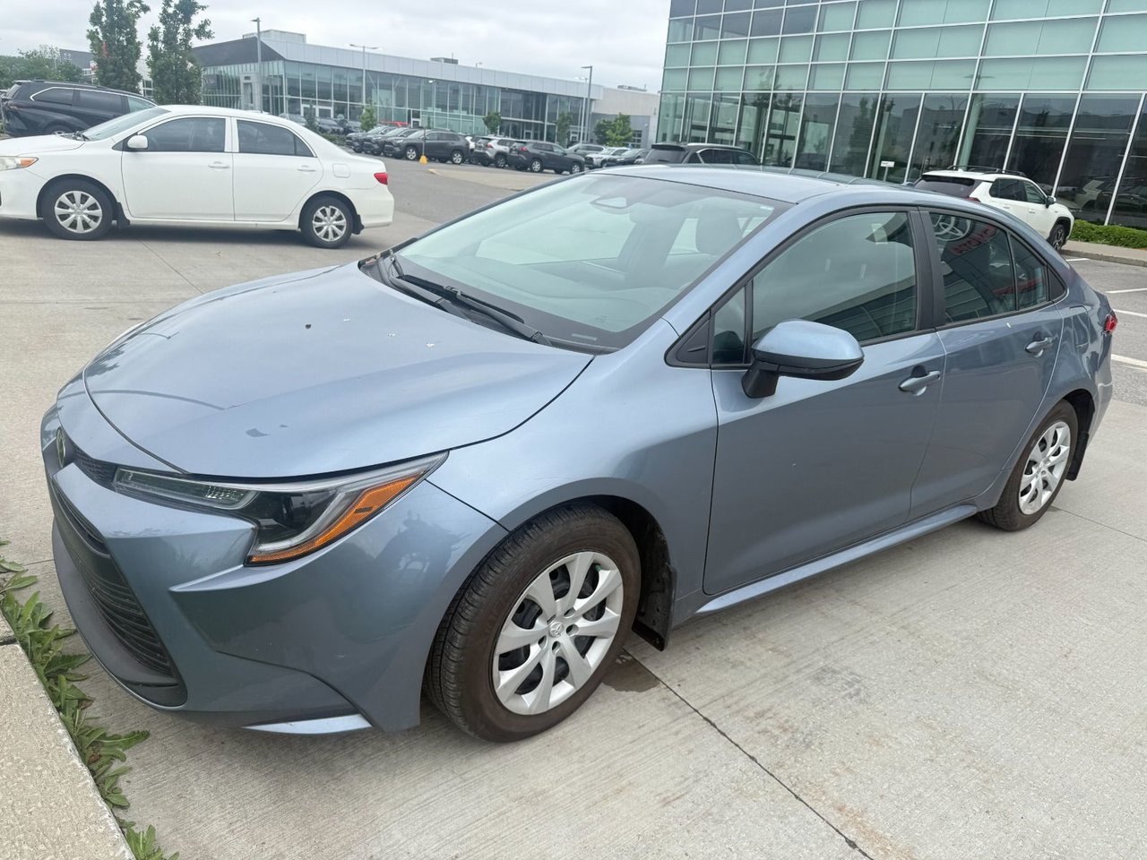 Blue 2023 Toyota Corolla Sedan Front-Wheel Drive Continuously Variable Transmission