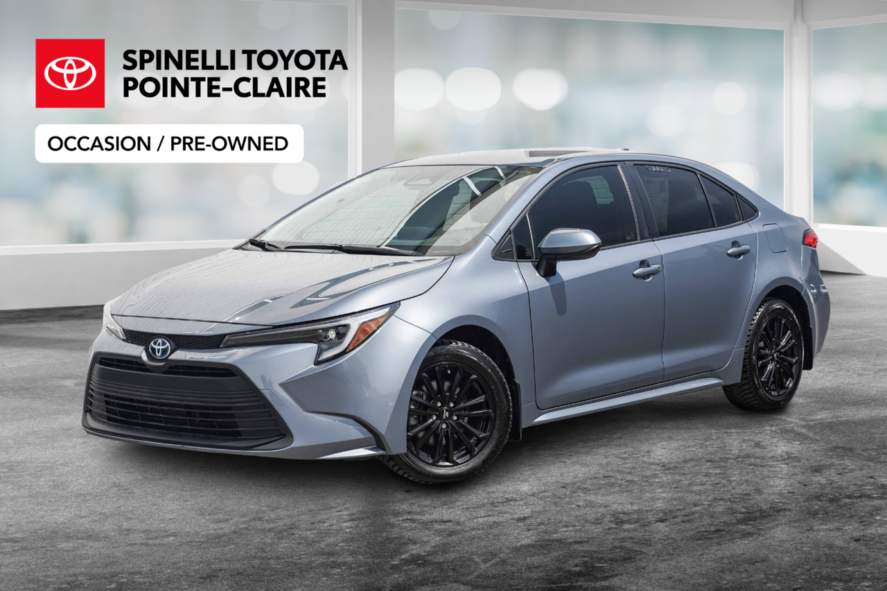 Light blue 2024 Toyota Corolla Hybrid Sedan Front-Wheel Drive Continuously Variable Transmission