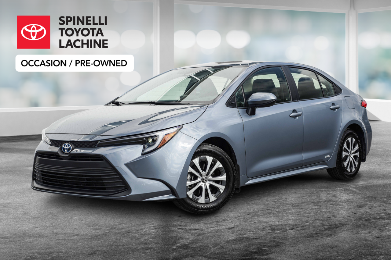 Blue 2025 Toyota Corolla Hybrid Sedan All-Wheel Drive 