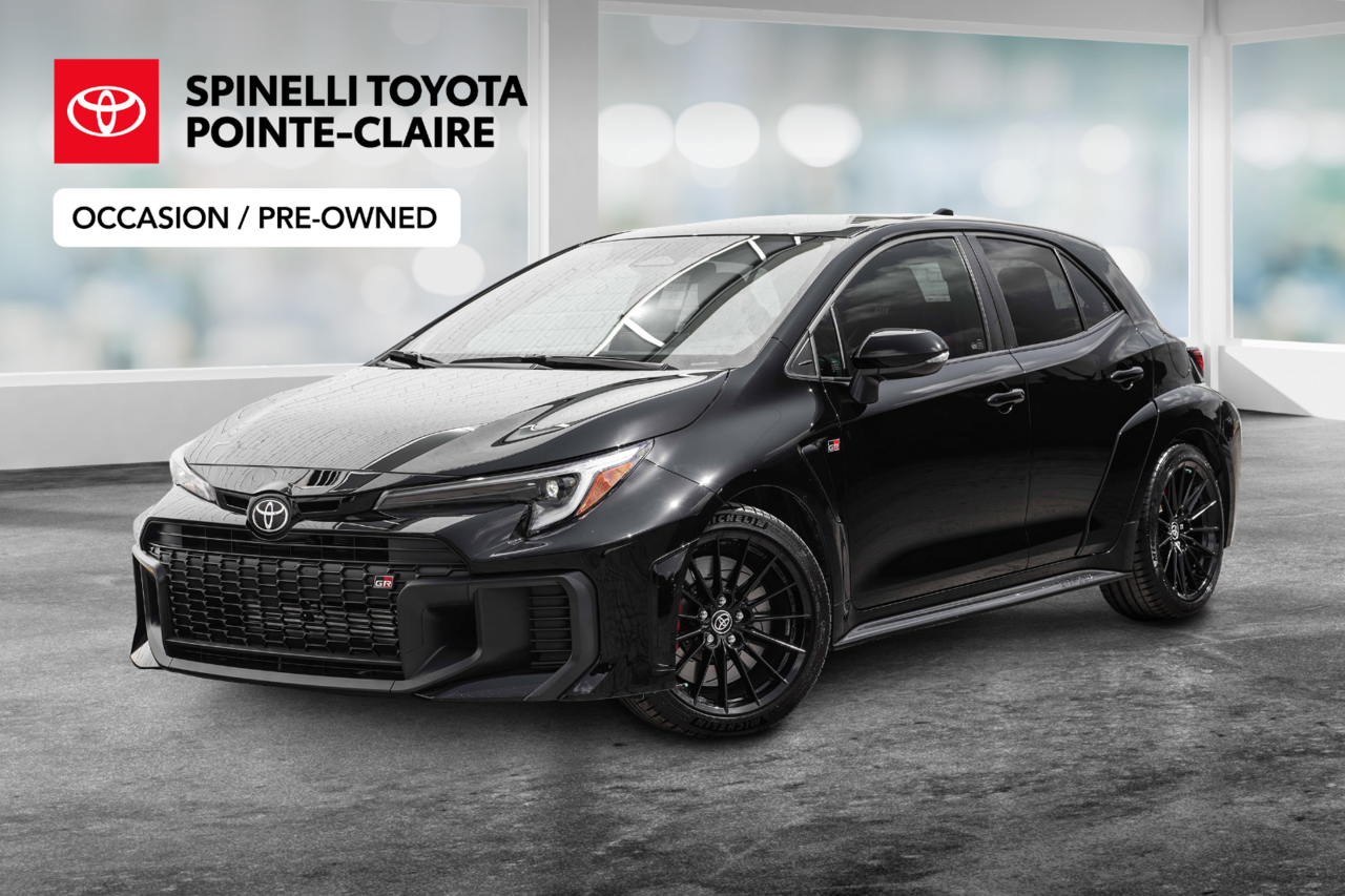 Black 2025 Toyota GR Corolla Hatchback All-Wheel Drive Manual