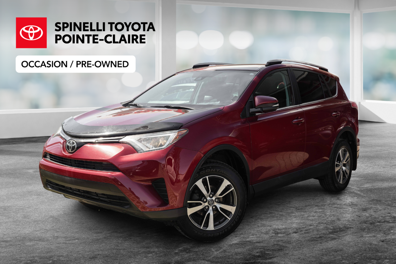Red 2018 Toyota RAV4 LE SUV / Crossover Front-Wheel Drive Automatic
