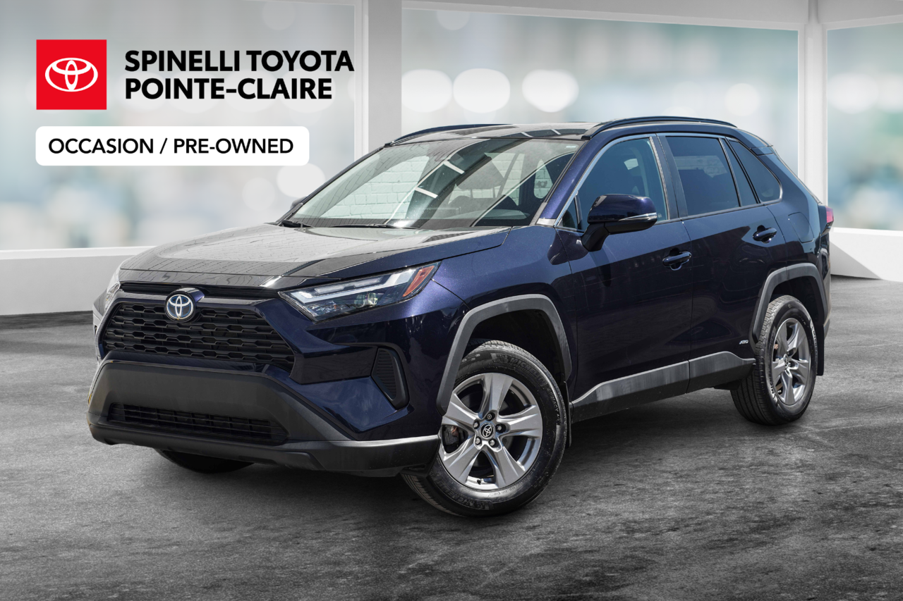 Blue 2022 Toyota RAV4 Hybrid XLE AWD SUV / Crossover All-Wheel Drive Automatic