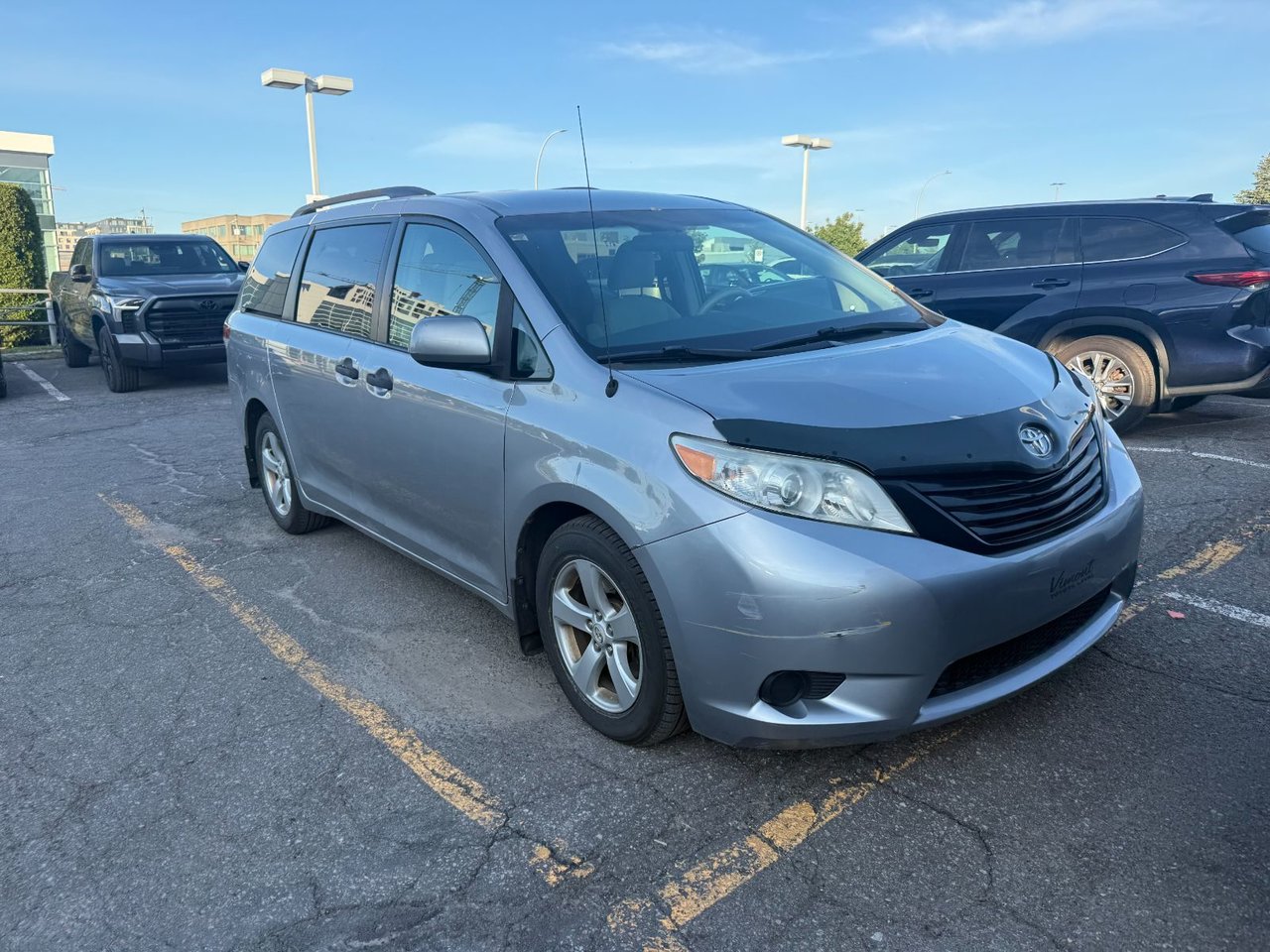 Silver 2012 Toyota Sienna 7-Passenger V6 Minivan Front-Wheel Drive Automatic