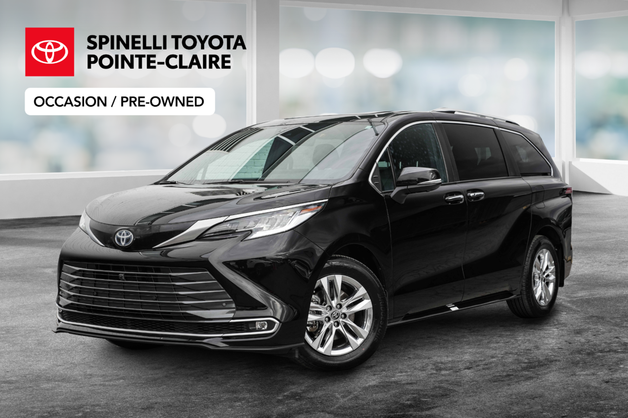 Black 2025 Toyota Sienna Minivan All-Wheel Drive