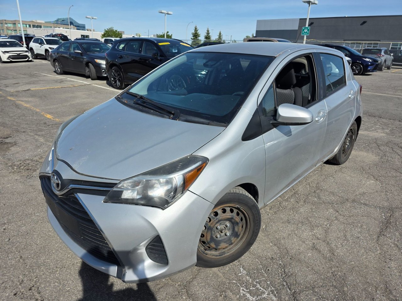 Black 2017 Toyota Yaris LE 2dr Hatchback Hatchback Front-Wheel Drive Automatic