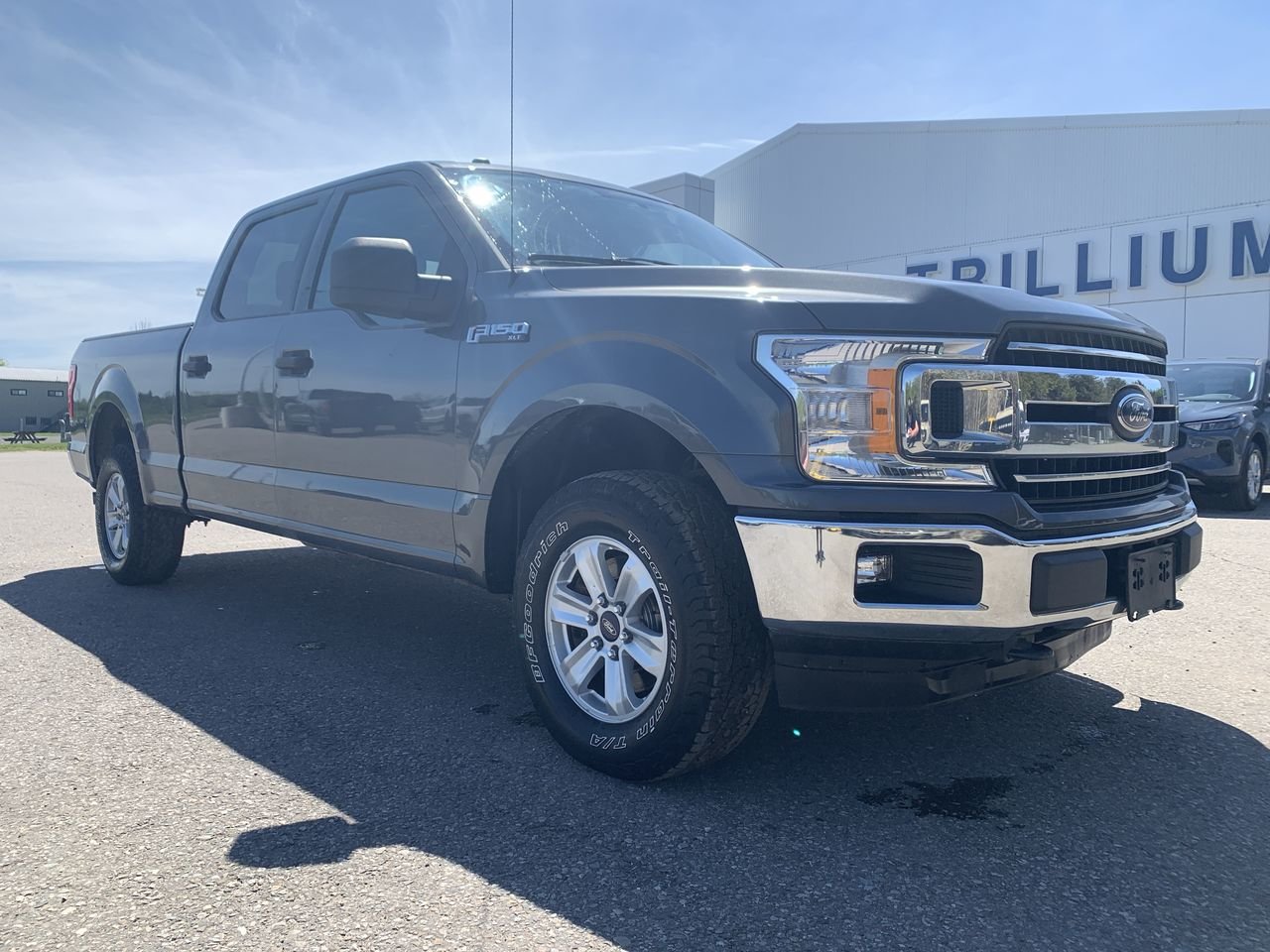 Gray 2018 Ford F-150 XLT SuperCrew LB 4WD Pickup Truck Four-Wheel Drive Automatic