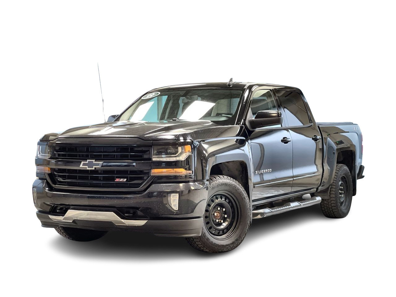 Black 2018 Chevrolet Silverado 1500 Pickup Truck Four-Wheel Drive Automatic