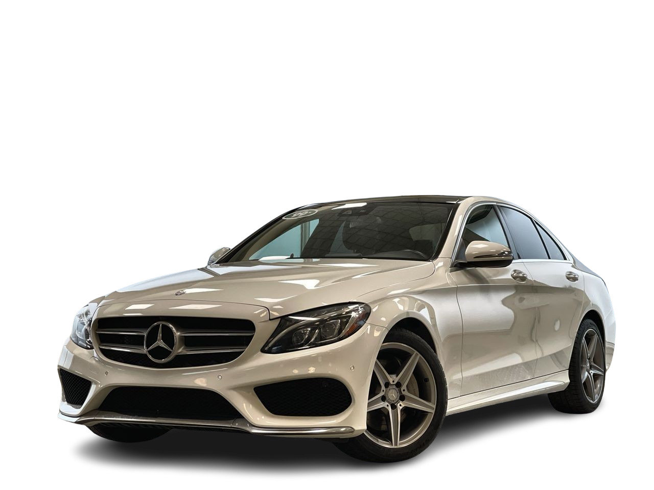 White 2017 Mercedes-Benz C-Class C 300 4MATIC Sedan All-Wheel Drive Automatic