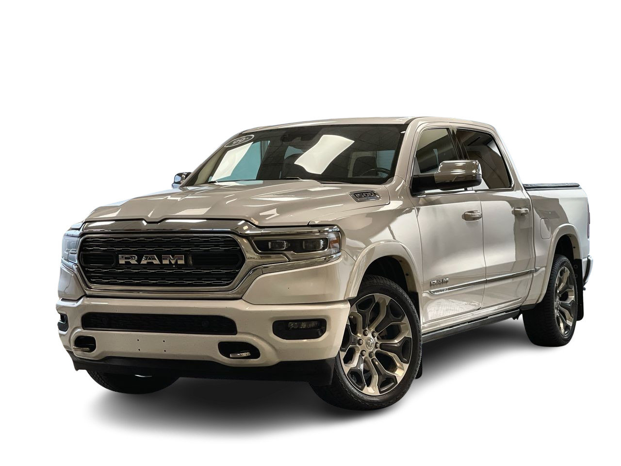 White 2023 RAM 1500 Pickup Truck Four-Wheel Drive Automatic
