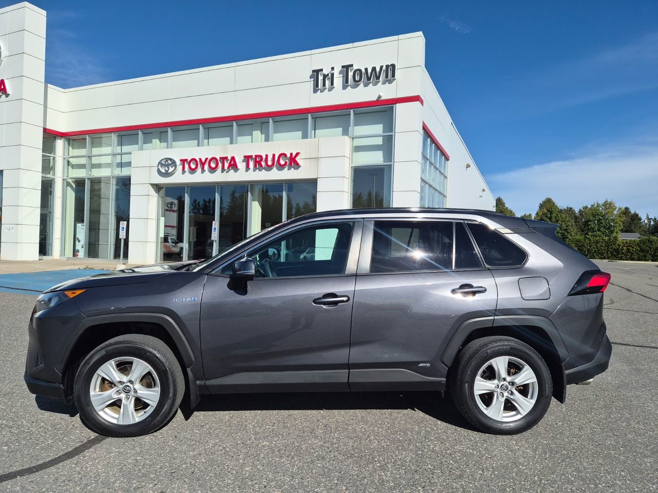 Gray 2019 Toyota RAV4 Hybrid SUV / Crossover All-Wheel Drive Automatic