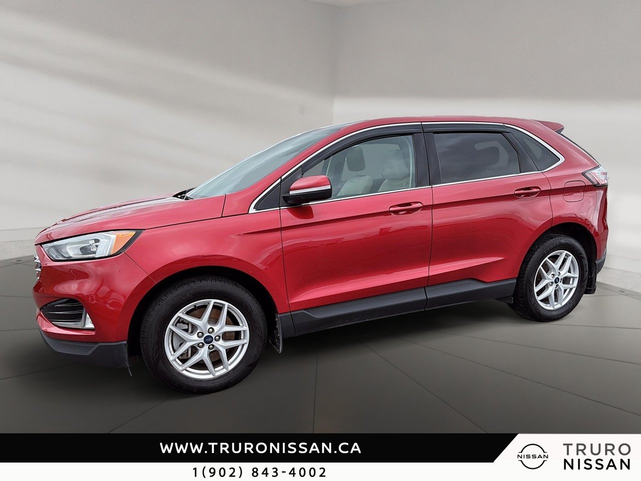 Rapid Red Metallic Tinted Clearcoat 2021 Ford Edge SUV / Crossover All-Wheel Drive Automatic