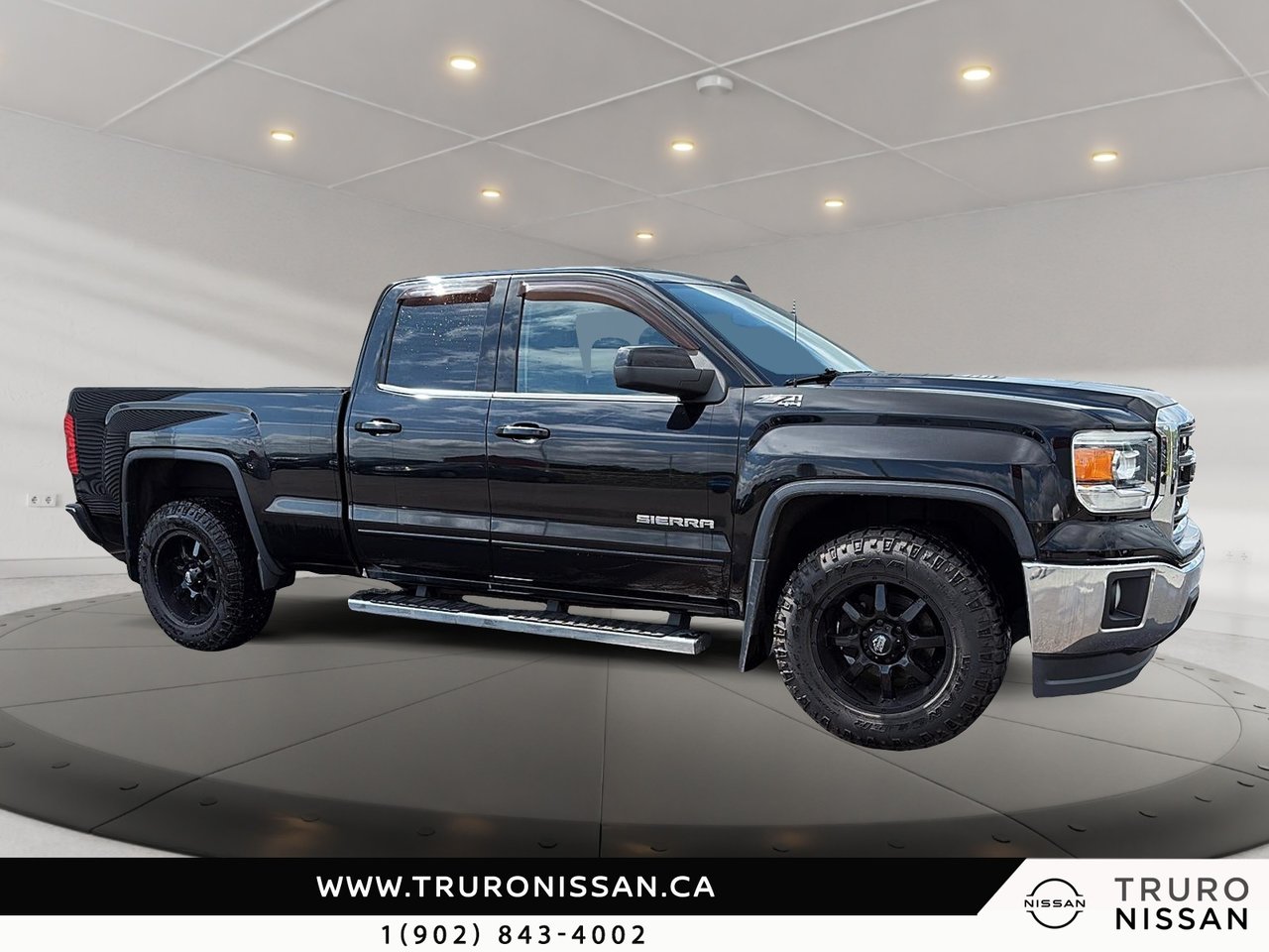 Black 2015 GMC Sierra 1500 Pickup Truck Four-Wheel Drive 6-Speed Automatic Overdrive