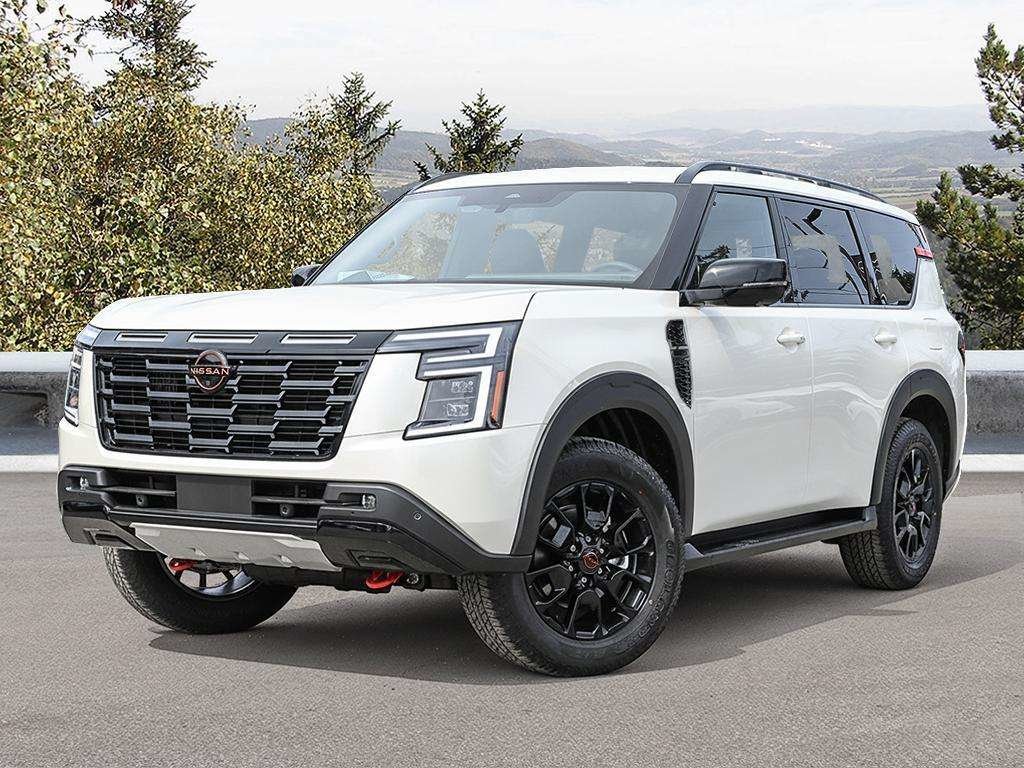 Aspen White Tricoat 2026 Nissan Armada SUV / Crossover Four-Wheel Drive Automatic