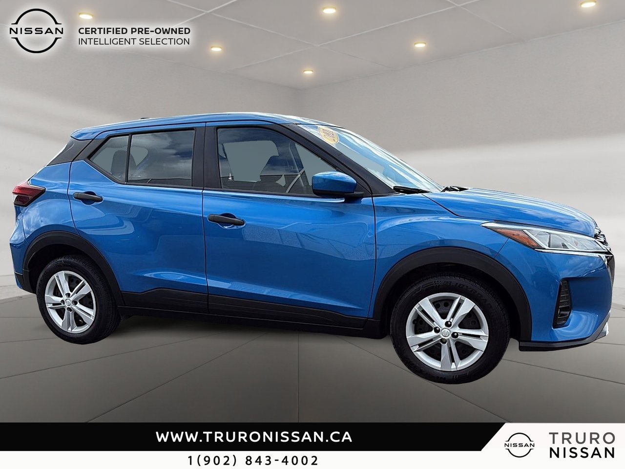 Electric Blue Metallic 2021 Nissan Kicks SUV / Crossover Front-Wheel Drive Continuously Variable Transmission