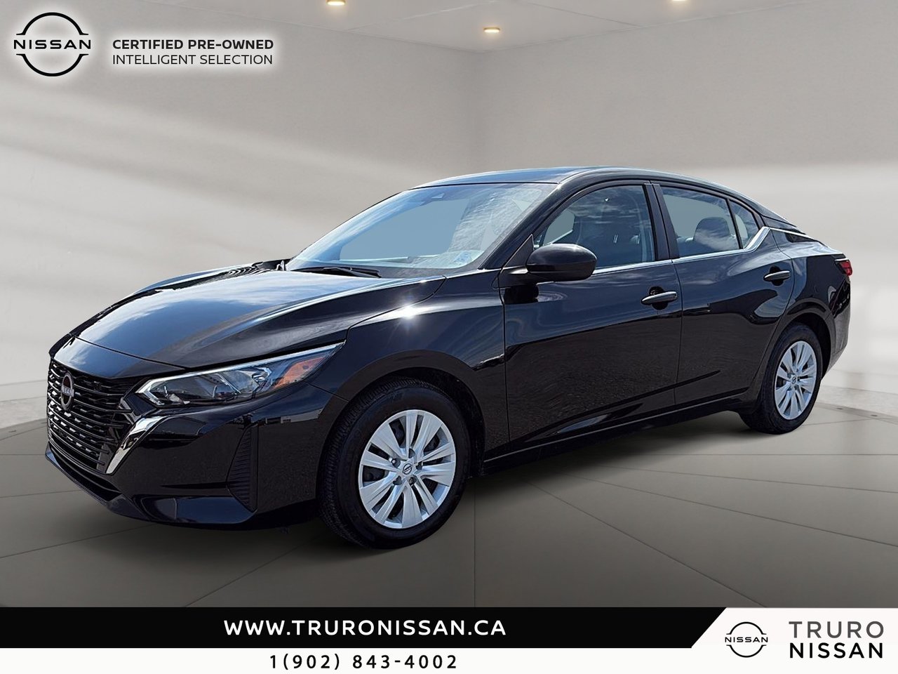 Black 2024 Nissan Sentra Sedan Front-Wheel Drive Continuously Variable Transmission