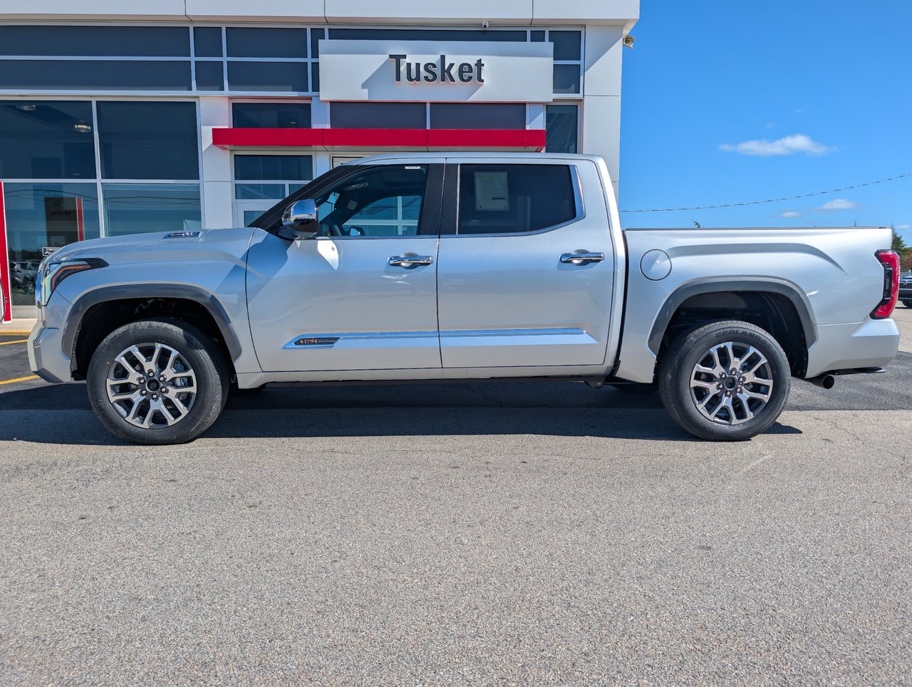 Celestial Silver Metallic 2026 Toyota Tundra Hybrid Pickup Truck Four-Wheel Drive Automatic