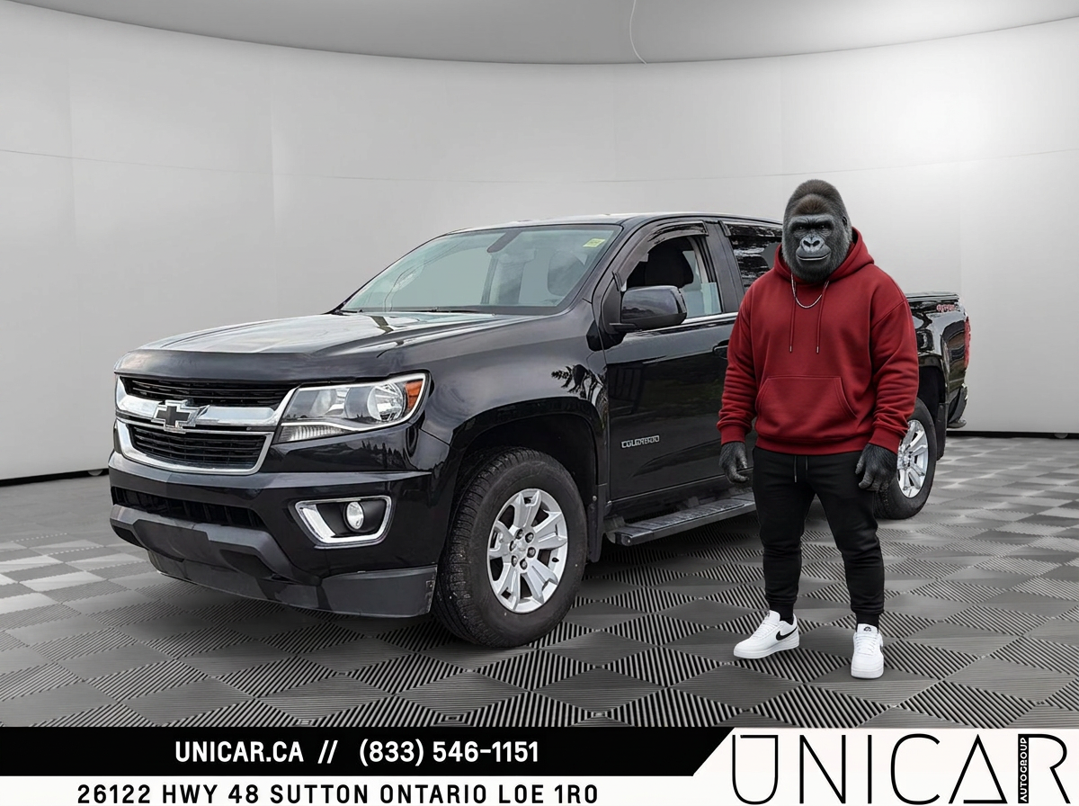 Black 2017 Chevrolet Colorado Pickup Truck Four-Wheel Drive Automatic