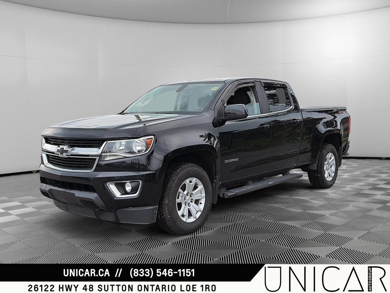 Black 2017 Chevrolet Colorado Pickup Truck Four-Wheel Drive Automatic