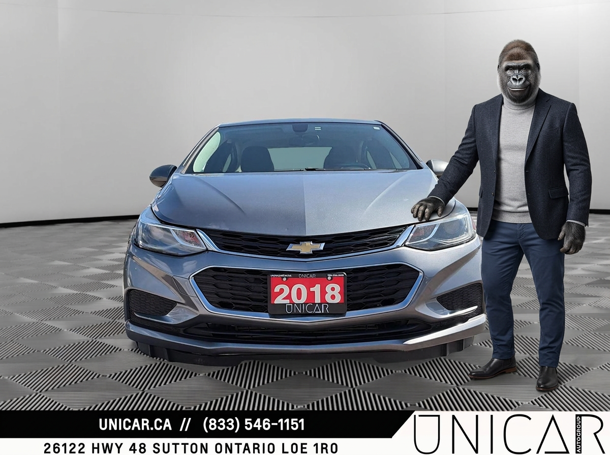 Gray 2018 Chevrolet Cruze Sedan Front-Wheel Drive Automatic
