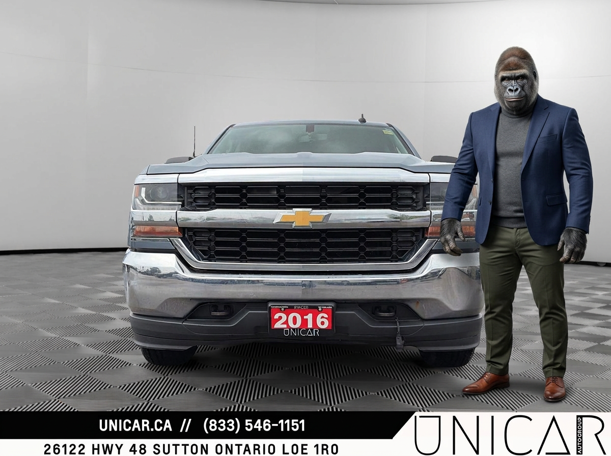 Blue 2016 Chevrolet Silverado 1500 Pickup Truck Four-Wheel Drive Automatic