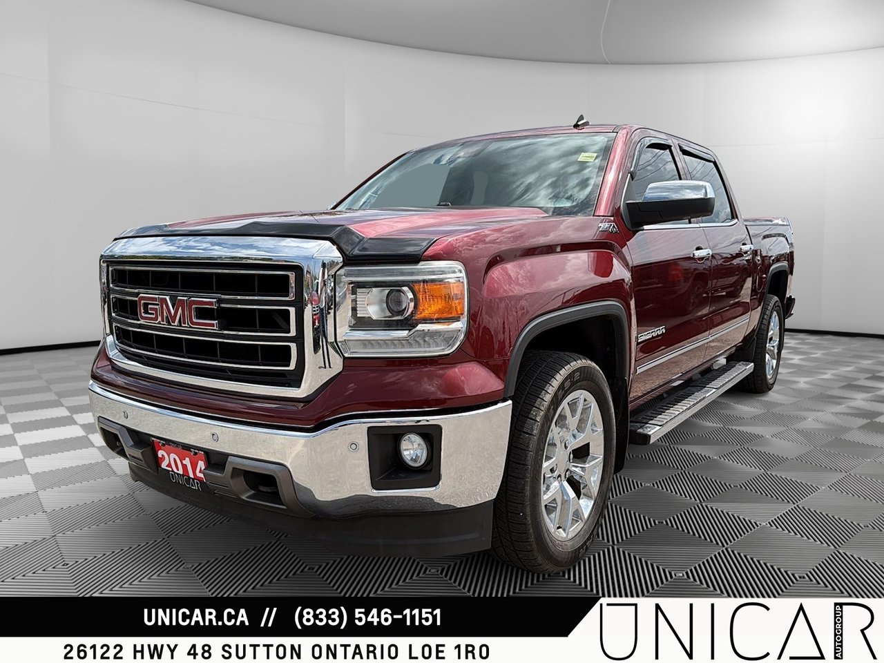 Red 2014 GMC Sierra 1500 Pickup Truck Four-Wheel Drive Automatic
