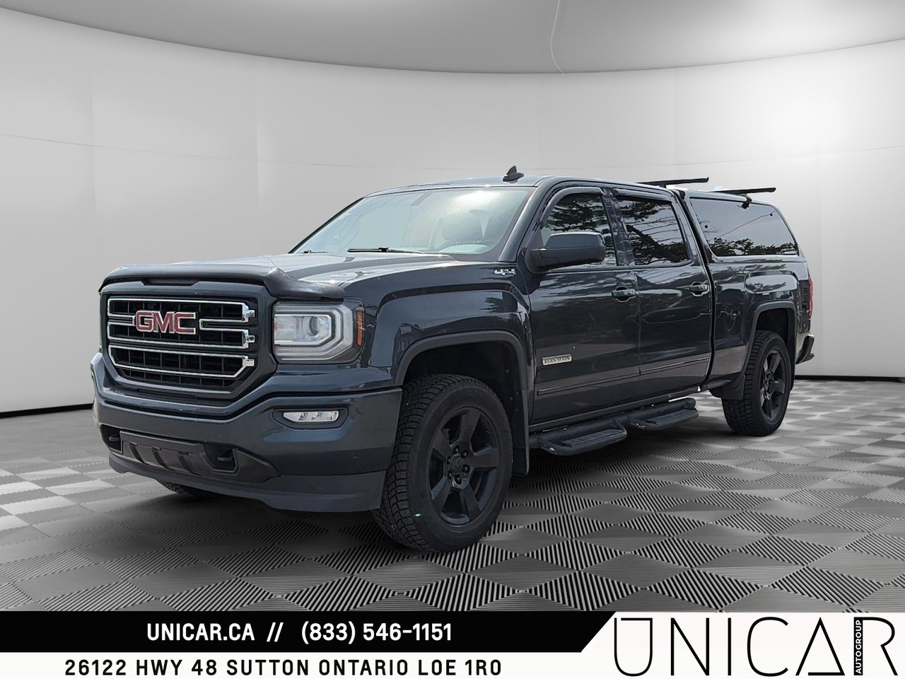 Black 2018 GMC Sierra 1500 Pickup Truck Four-Wheel Drive Automatic