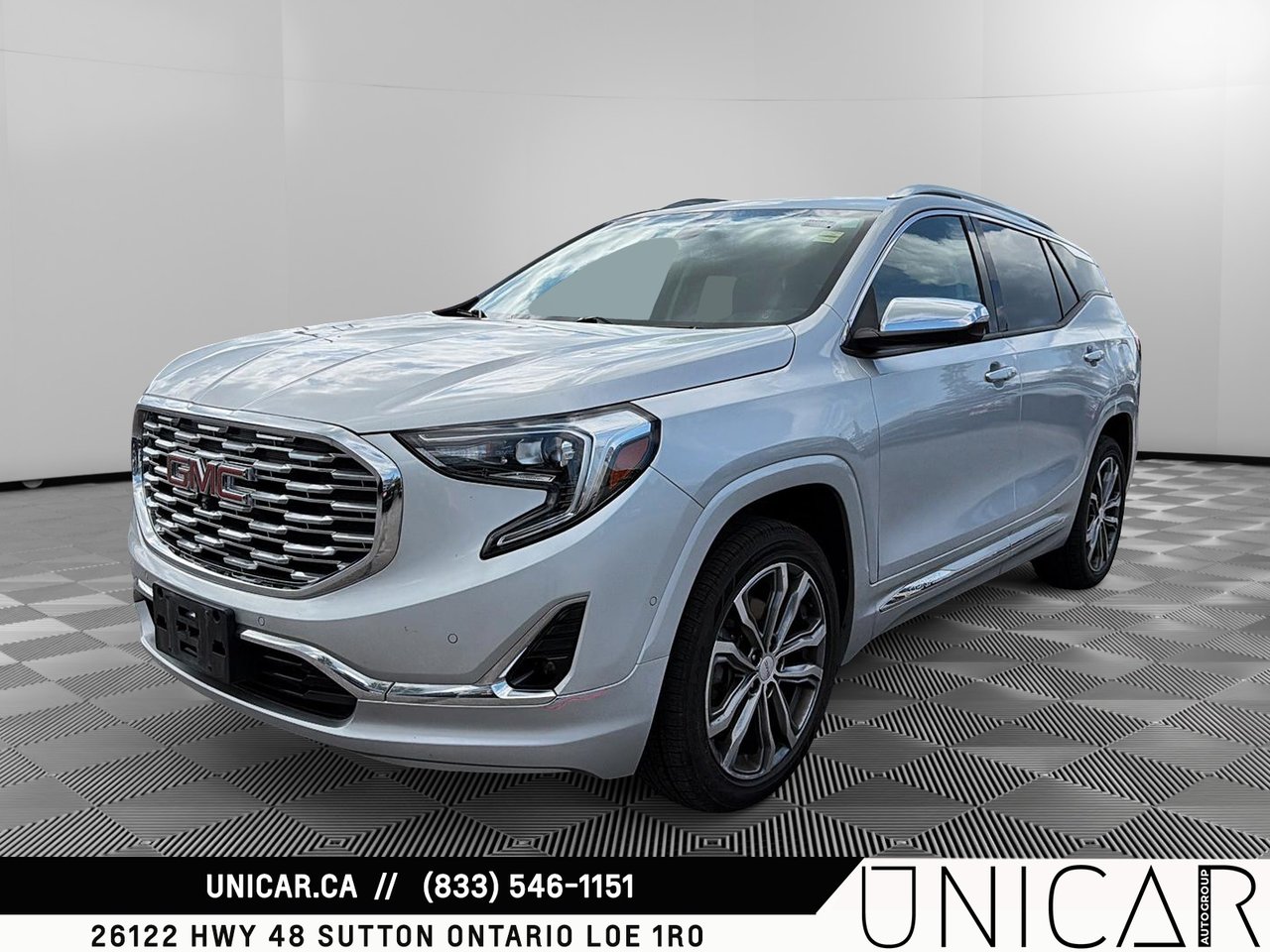 Silver 2019 GMC Terrain SUV / Crossover Four-Wheel Drive Automatic