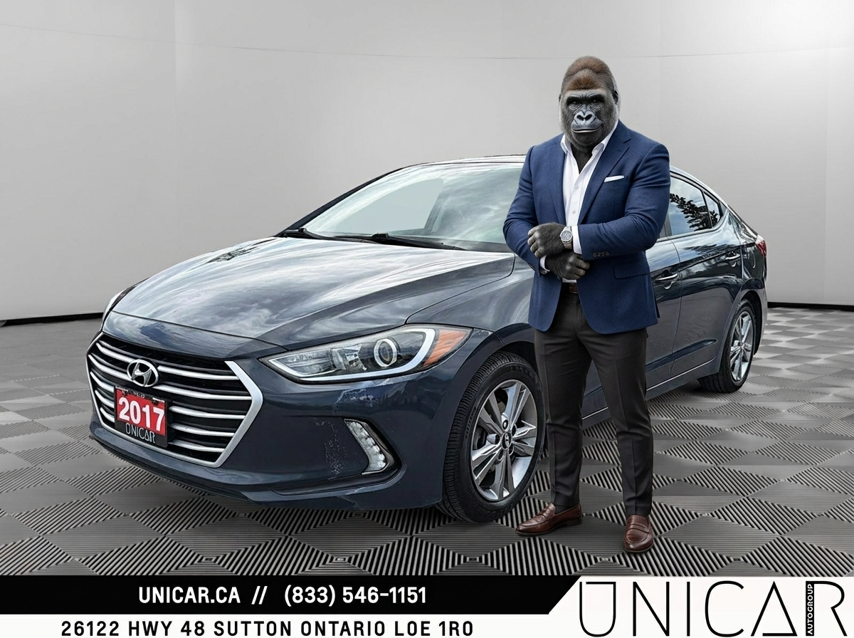 Blue 2017 Hyundai Elantra Sedan Automatic